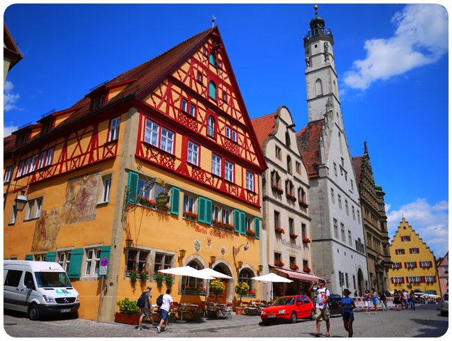 【11 德南．童話國度 】- 散步在夢幻的中古世紀小鎮 羅騰堡Rothenburg (上)